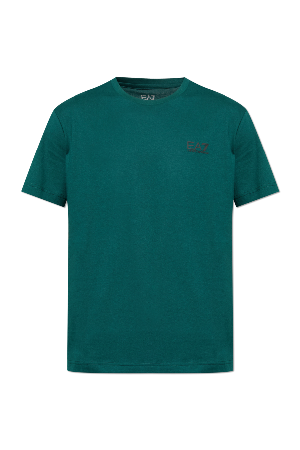 Green T-shirt with logo EA7 Emporio Armani - Vitkac AS